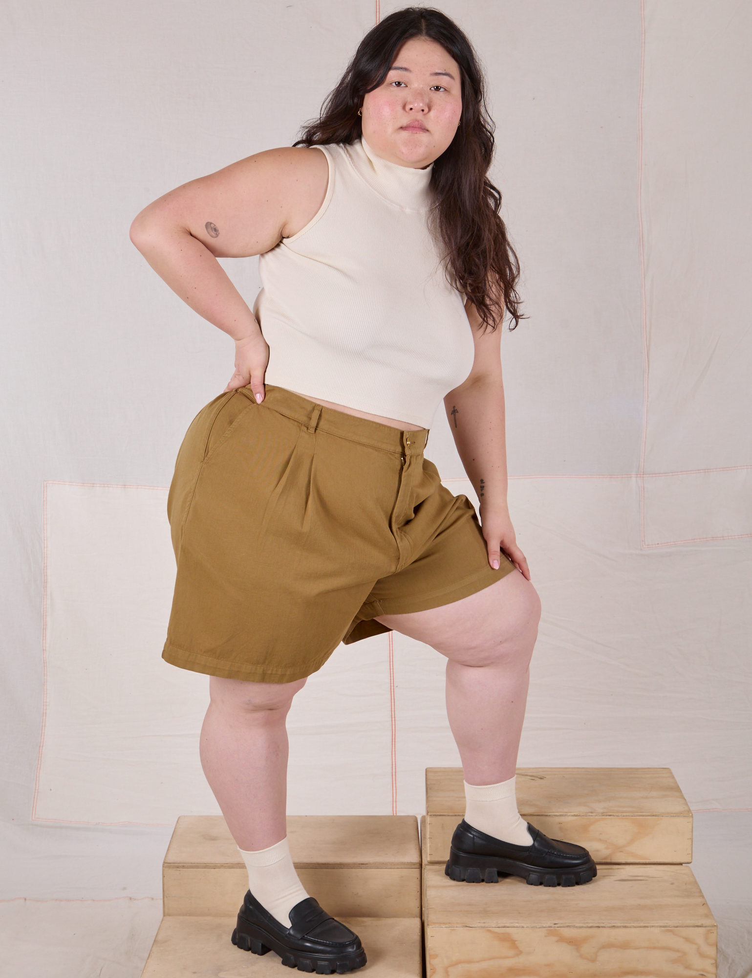 Trouser Shorts - Desert Brown