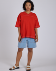 Burly Jersey - Mustang Red