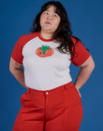 Produce Raglan Tee - Tomato