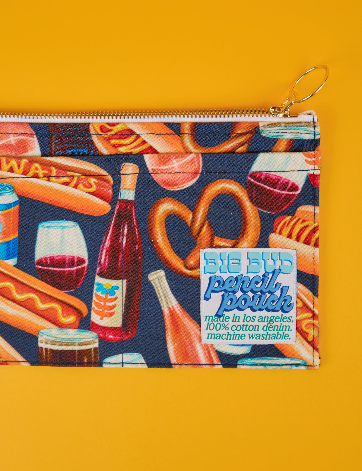 Hot Dogs &amp; Beer &amp; Wine &amp; Pretzels Printed Bags