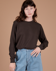Long Sleeve Burly Tee - Espresso Brown