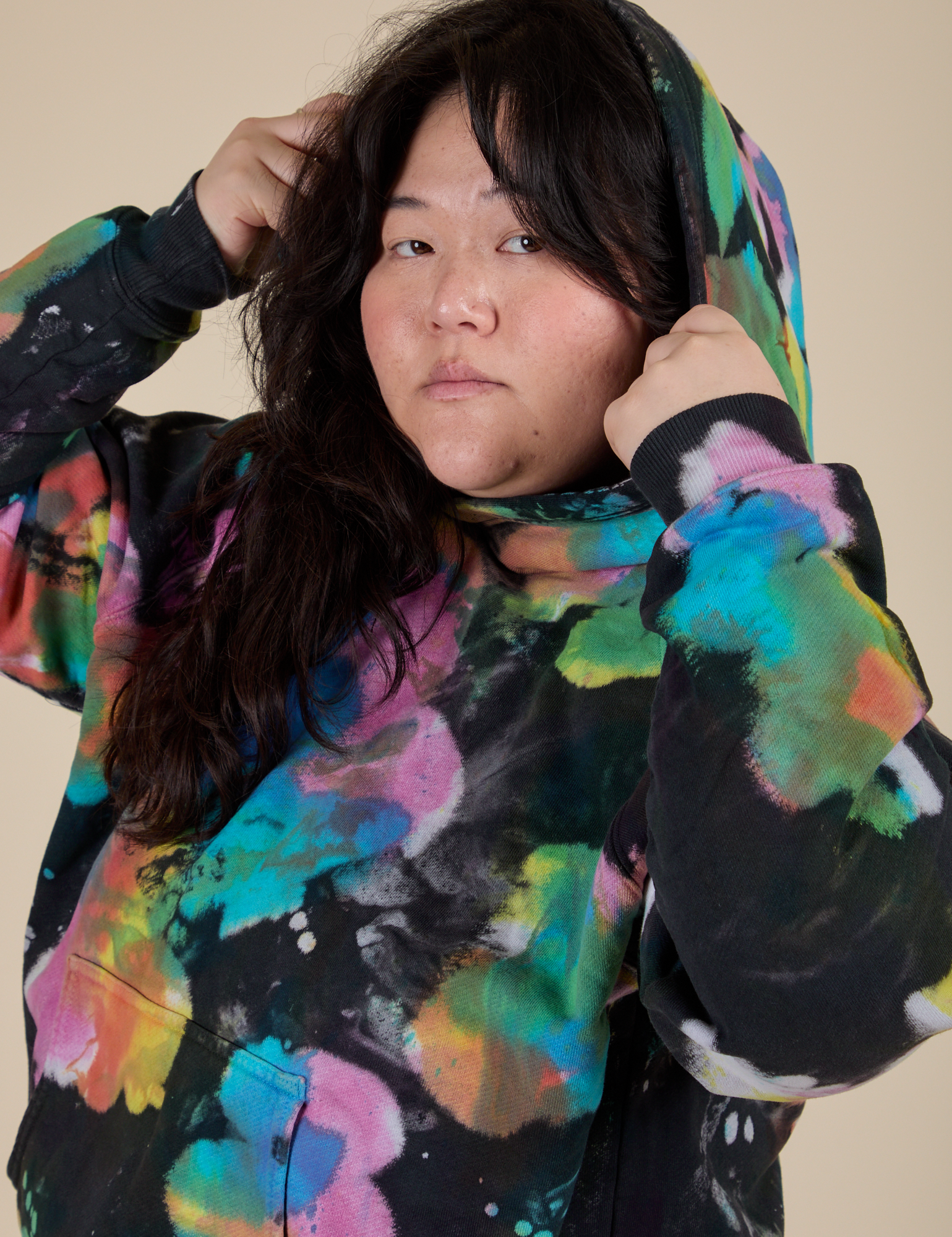 Heavyweight Oversized Hoodie - Rainbow Magic Waters