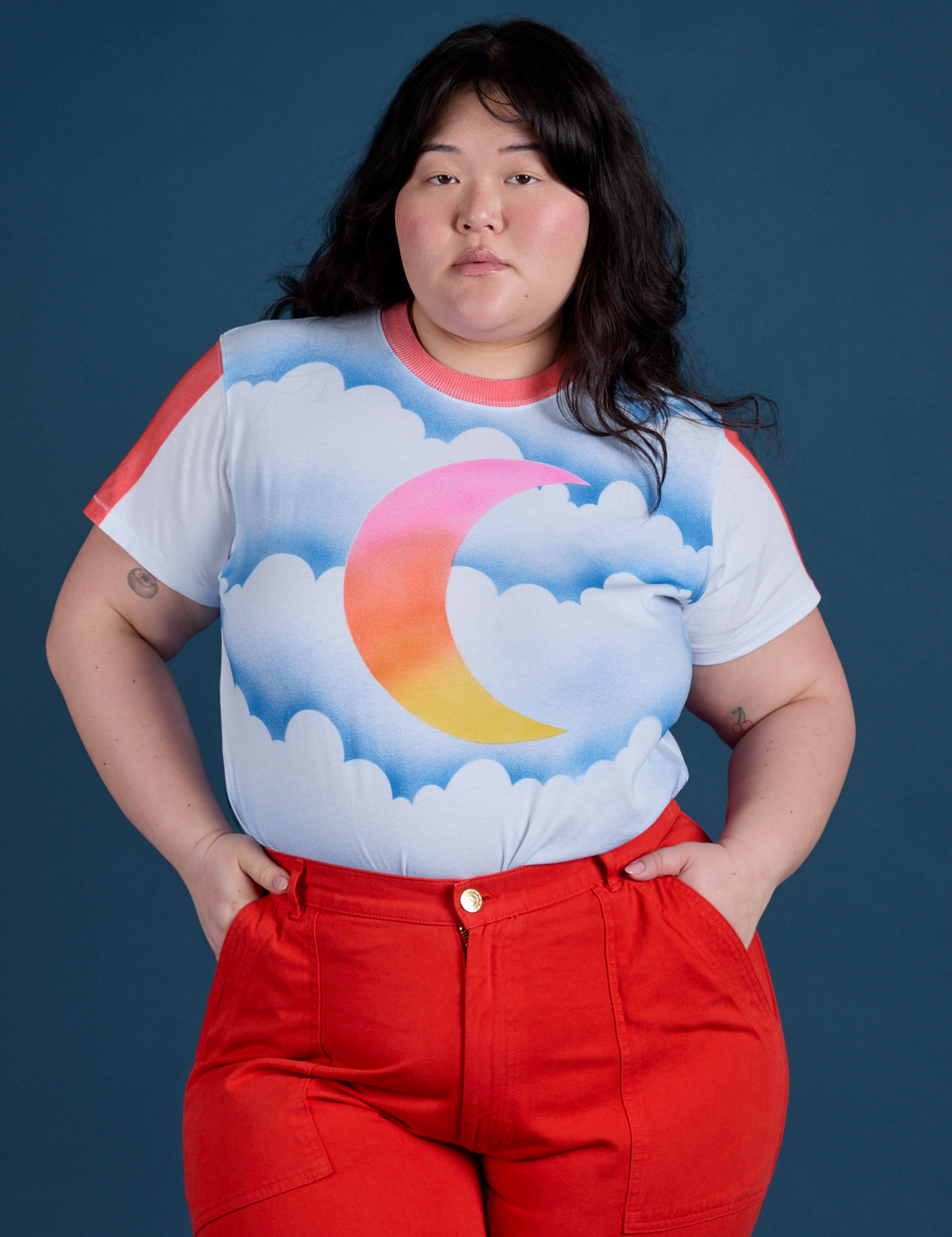 Airbrush Moon Vintage Tee