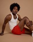 TRY-A-STYLE - Athletic Shorts - Mustang Red *FINAL SALE*