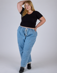 Cropped Baby Tee - Basic Black