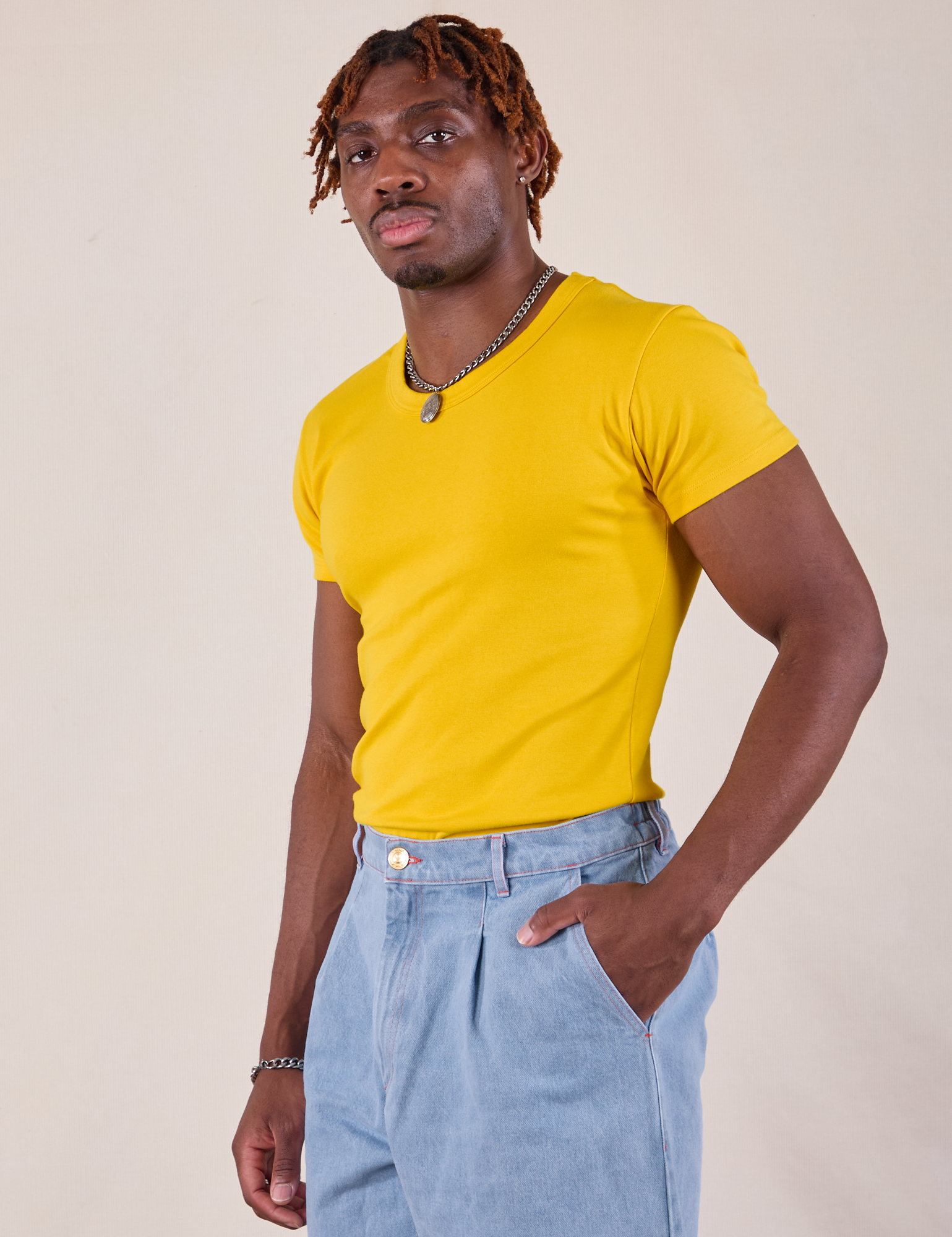 Baby Tee - Golden Yellow – BIG BUD PRESS Baby Tee - Golden Yellow – BIG BUD PRESS