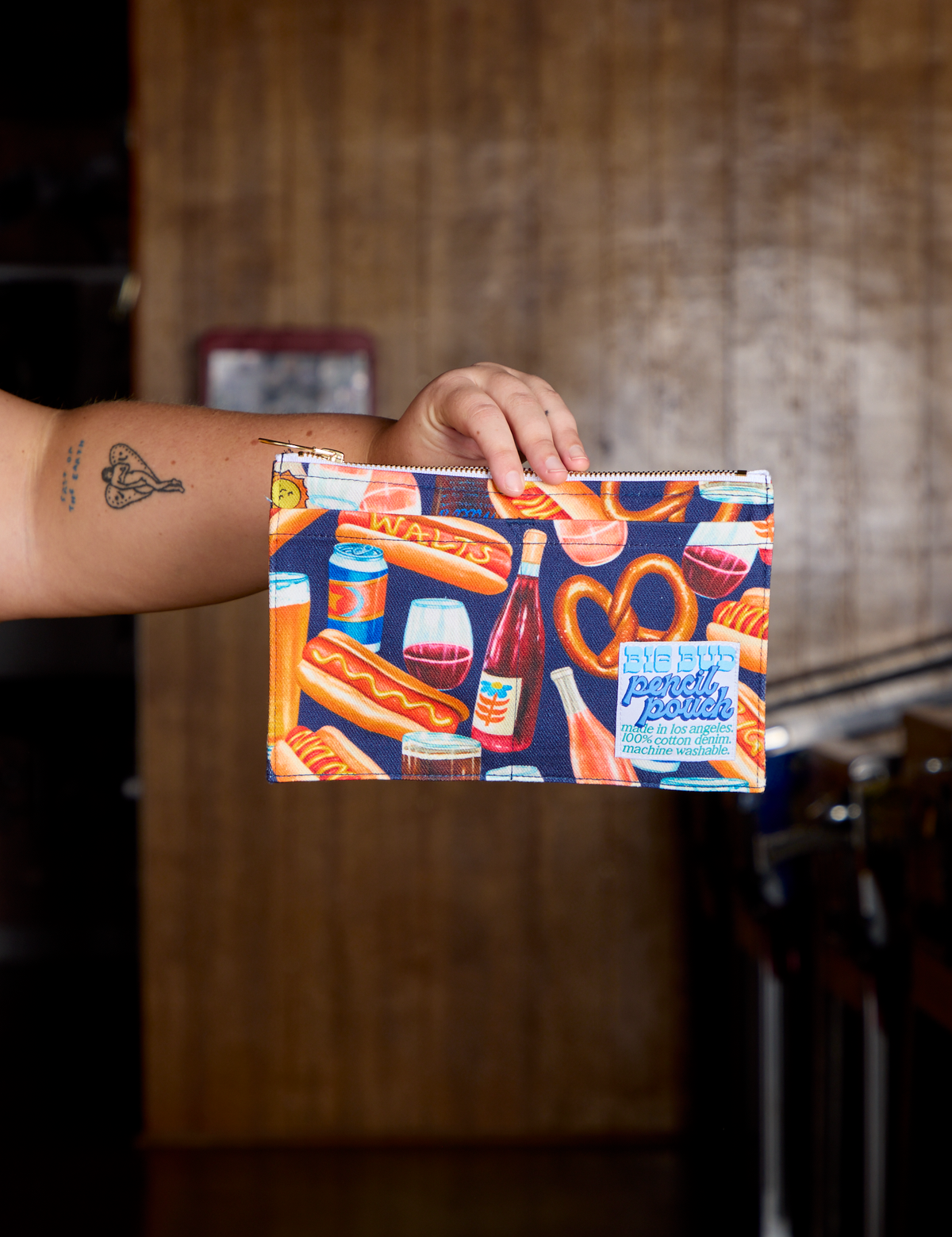 Hot Dogs &amp; Beer &amp; Wine &amp; Pretzels Printed Bags