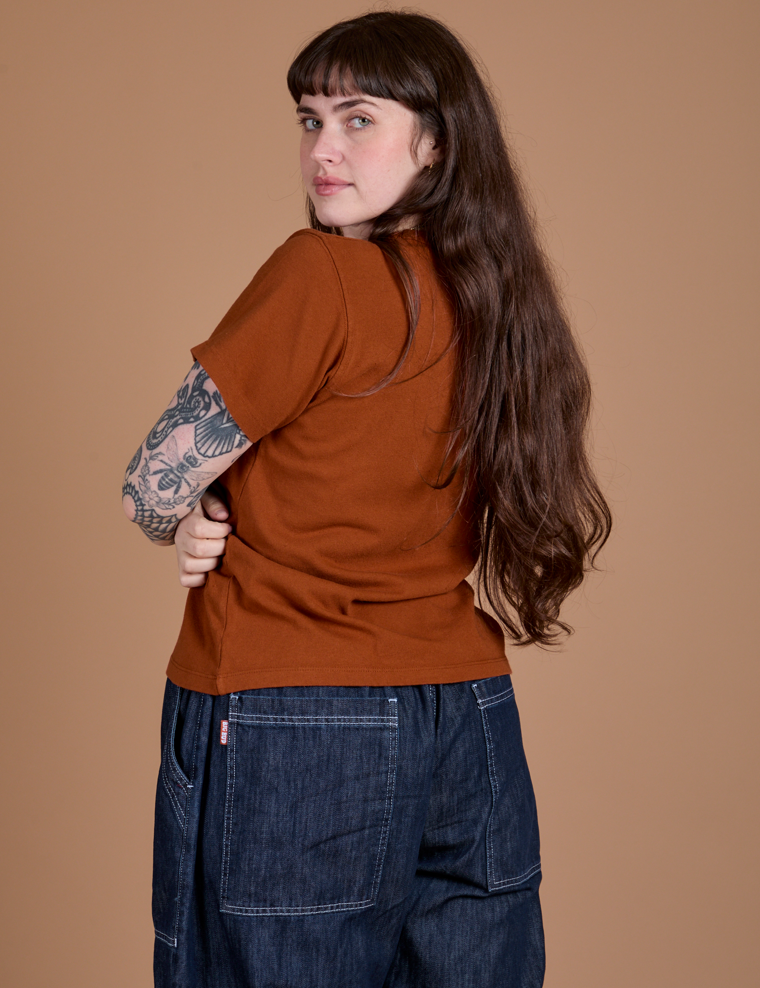 Burly Tee - Burnt Terracotta