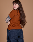 Burly Tee - Burnt Terracotta