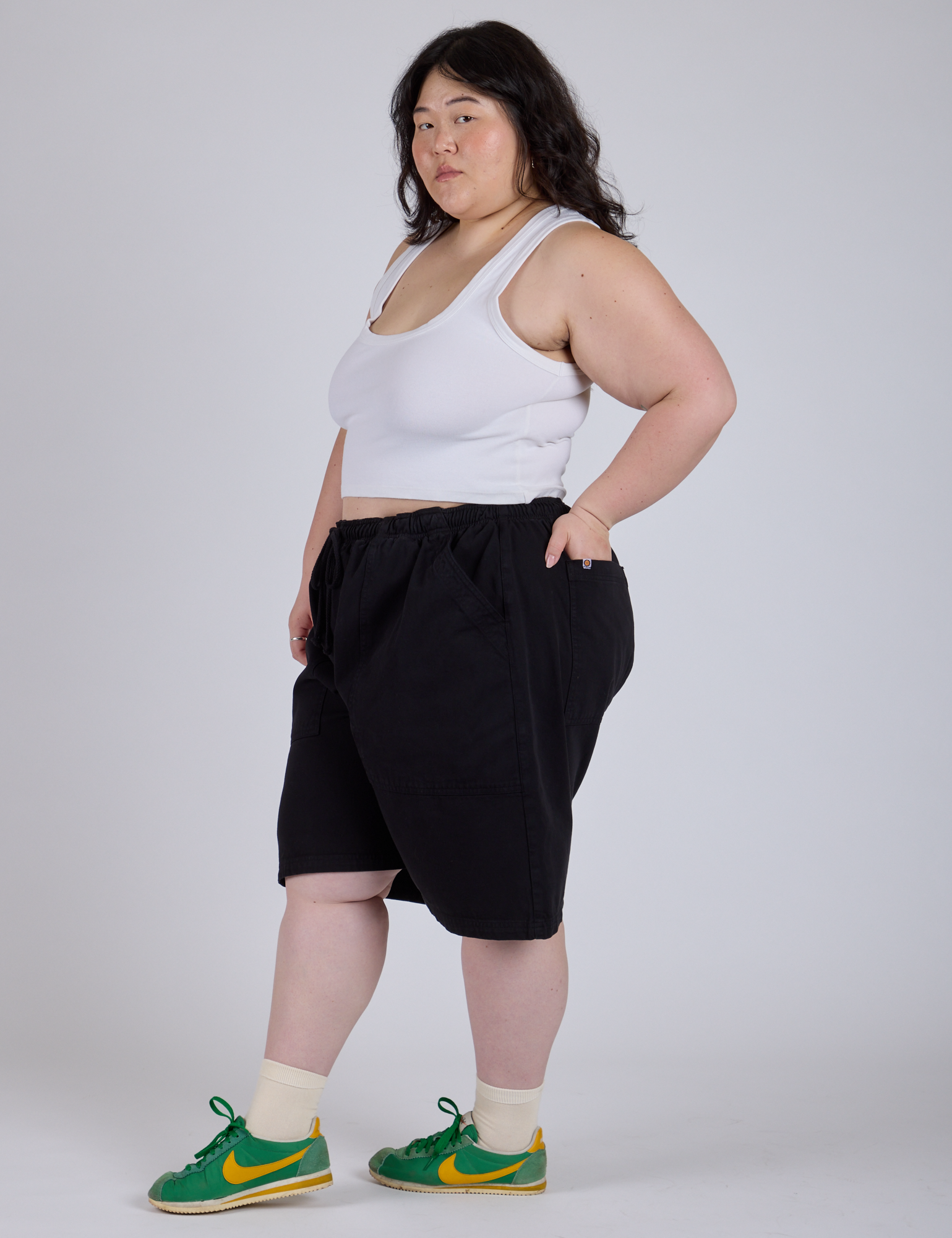 Drawstring Shorts - Basic Black