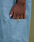 TRY-A-STYLE - Denim Drop Pocket Pants - Light Wash *FINAL SALE*