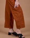 Drop Pocket Cargo Pants - Burnt Terracotta