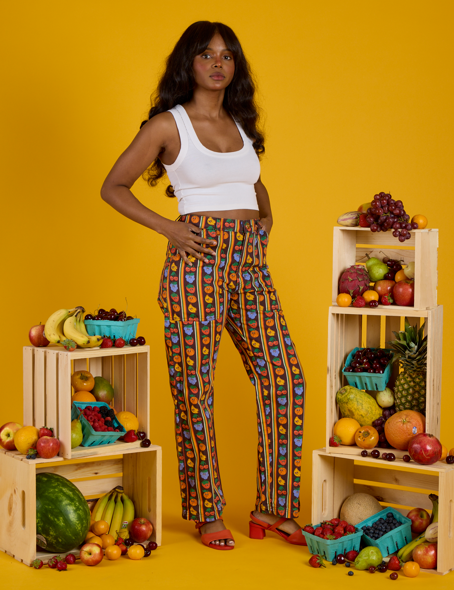 Work Pants - Fruit Fantasy
