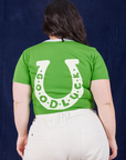 Back view of Luck Tee on Ashley