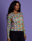 *PRE-ORDER* Long Sleeve Baby Tee - Halloween Icons