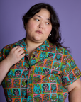 *PRE-ORDER* Halloween Icons Pantry Button-Up