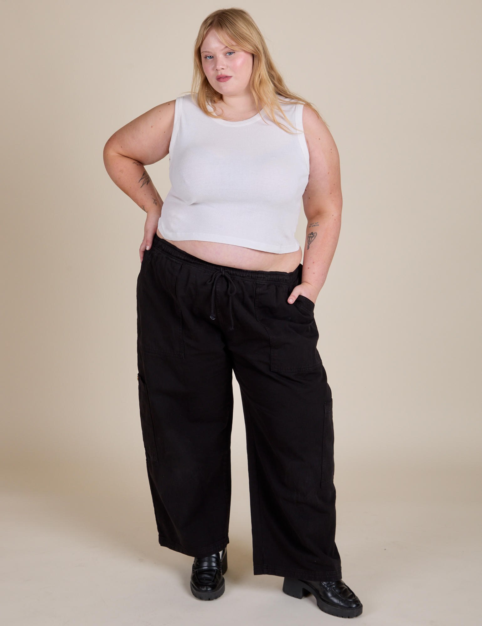 Muscle Tee - Vintage Tee White