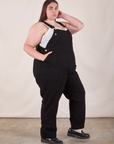 Original Overalls in Mono Black side view on Marielena