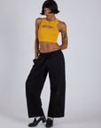 Porthole Tank - Mustard Yellow