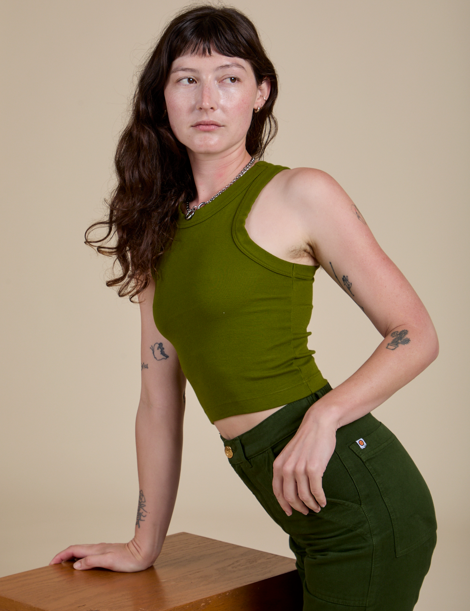 Racerback Tank - Summer Olive