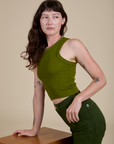 Racerback Tank - Summer Olive