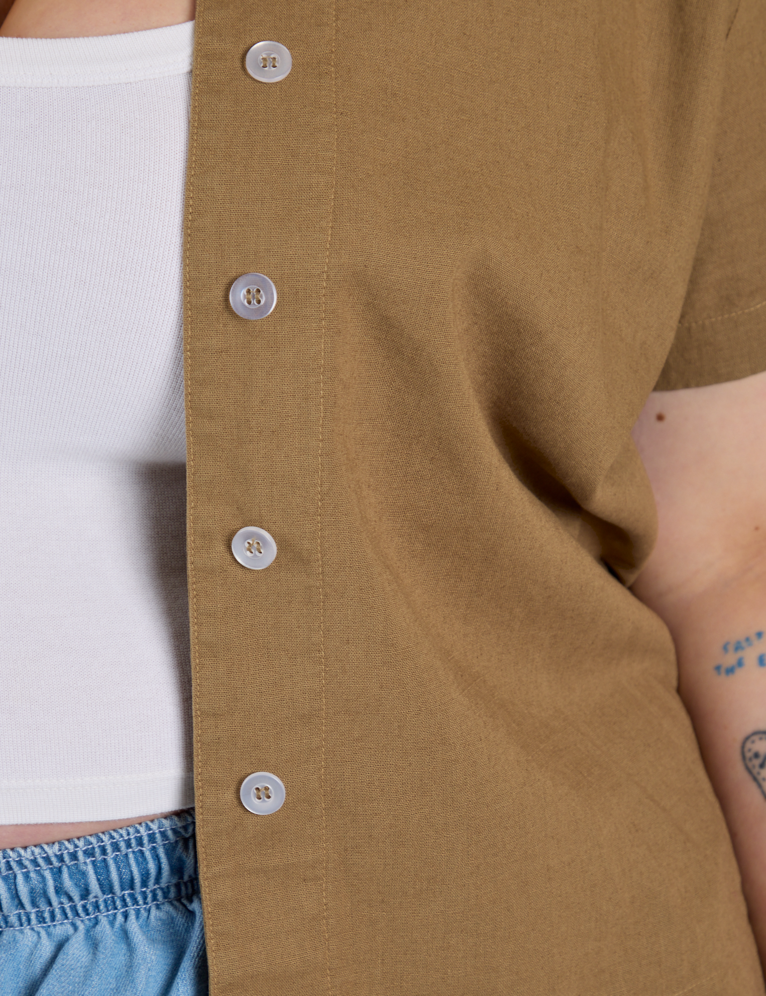 Pantry Button-Up - Desert Brown