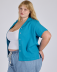 Pantry Button-Up - Hawaiian Blue