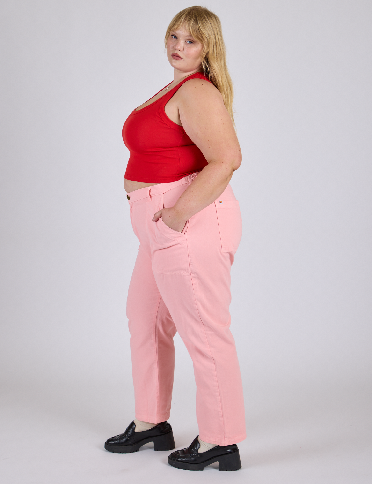 Work Pants - Baby Pink
