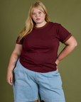 Vintage Ringer Tee - Red Wine