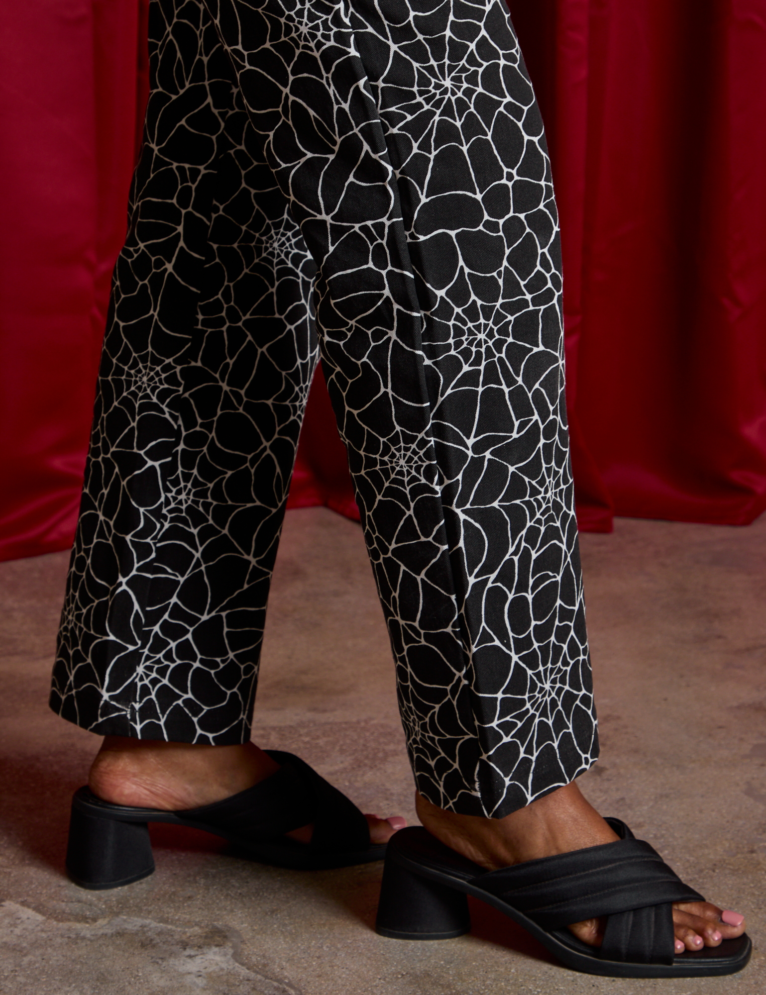 Side pant leg close up of Work Pants in Spiderwebs on Kandia