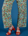 **PRE-ORDER - Ships 6-10 Weeks**  Strawberry Blossom Drop Pocket Cargo Pants