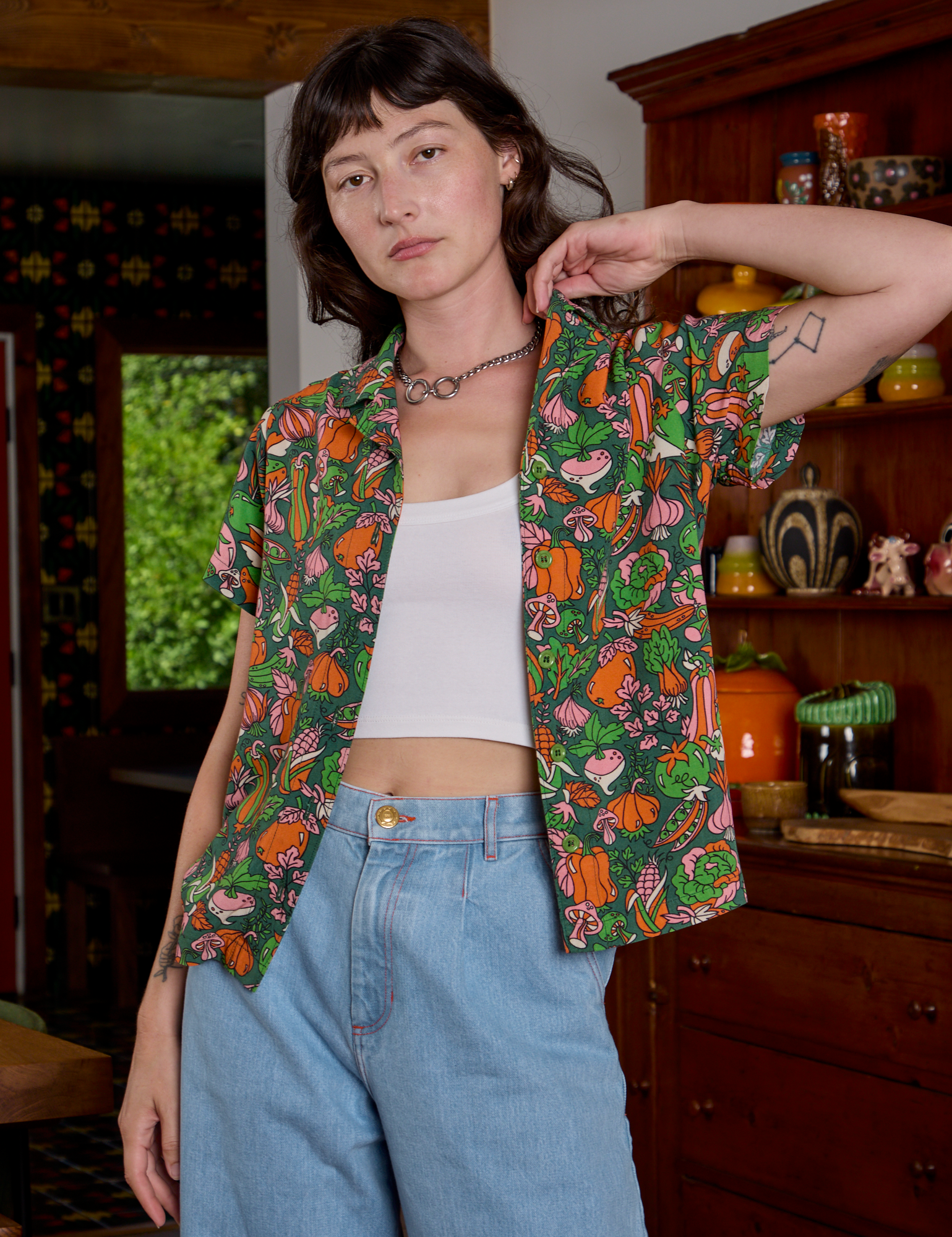 Kitchen Collection Pantry Button-Up on Alex