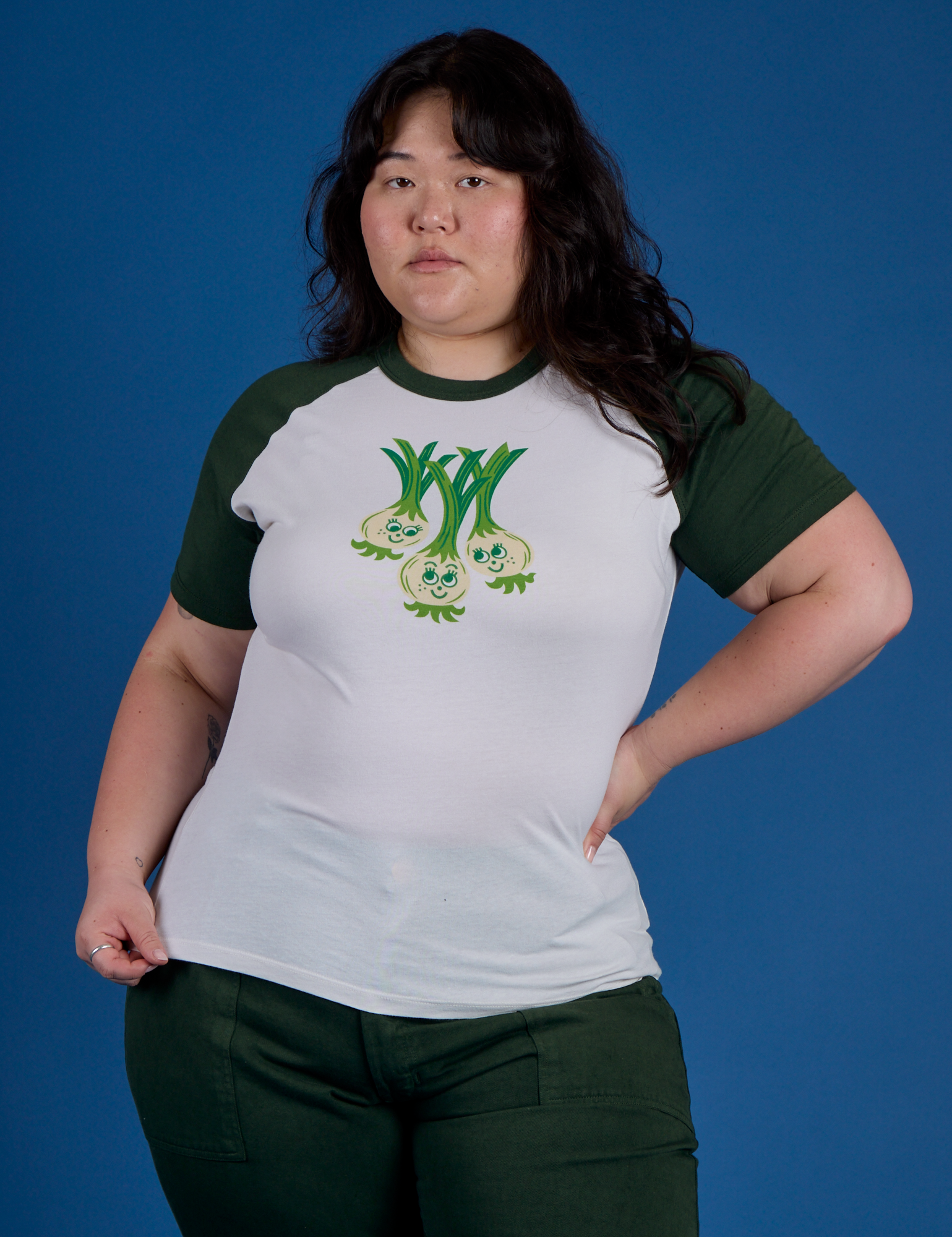 Produce Raglan Tee - Scallions