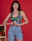 Cropped Tank - Veggie Village
