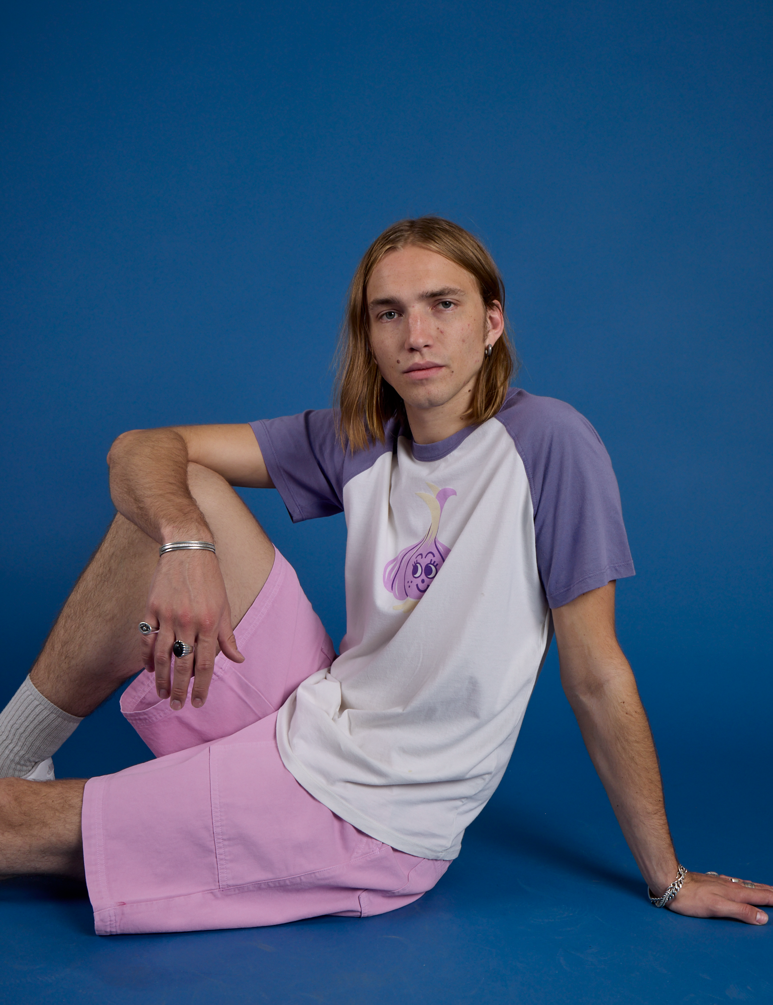 Produce Raglan Tee - Garlic