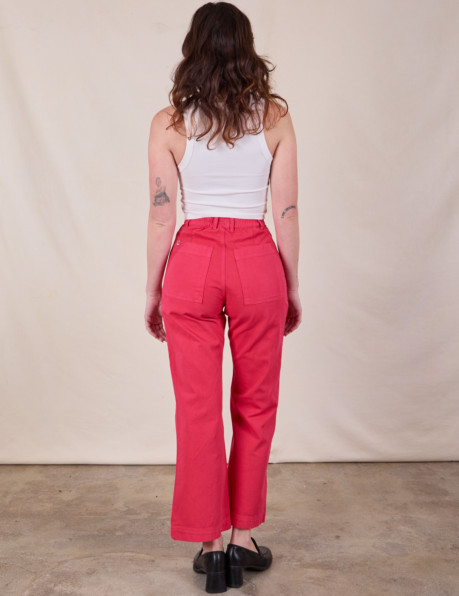 Back view of Western Pants in Hot Pink on Alex