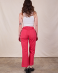 Back view of Western Pants in Hot Pink on Alex