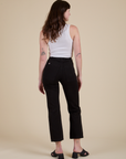 Work Pants in Basic Black back view on Alex