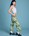 Printed Action Pants - Ocean & Sky