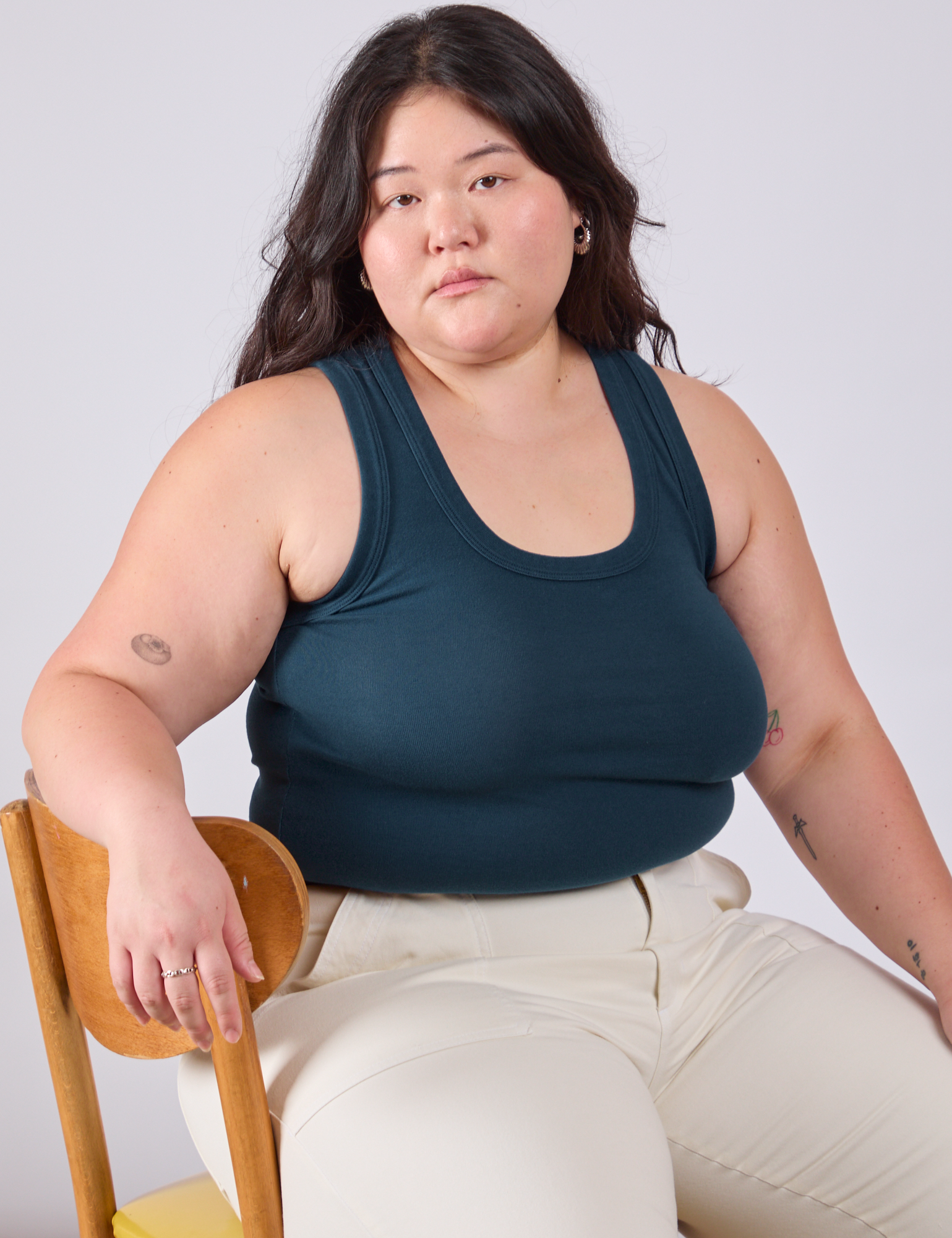  Tank Top in Lagoon  worn by Ashley