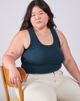  Tank Top in Lagoon  worn by Ashley