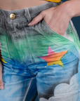 Work Pants - Night Sky Airbrush