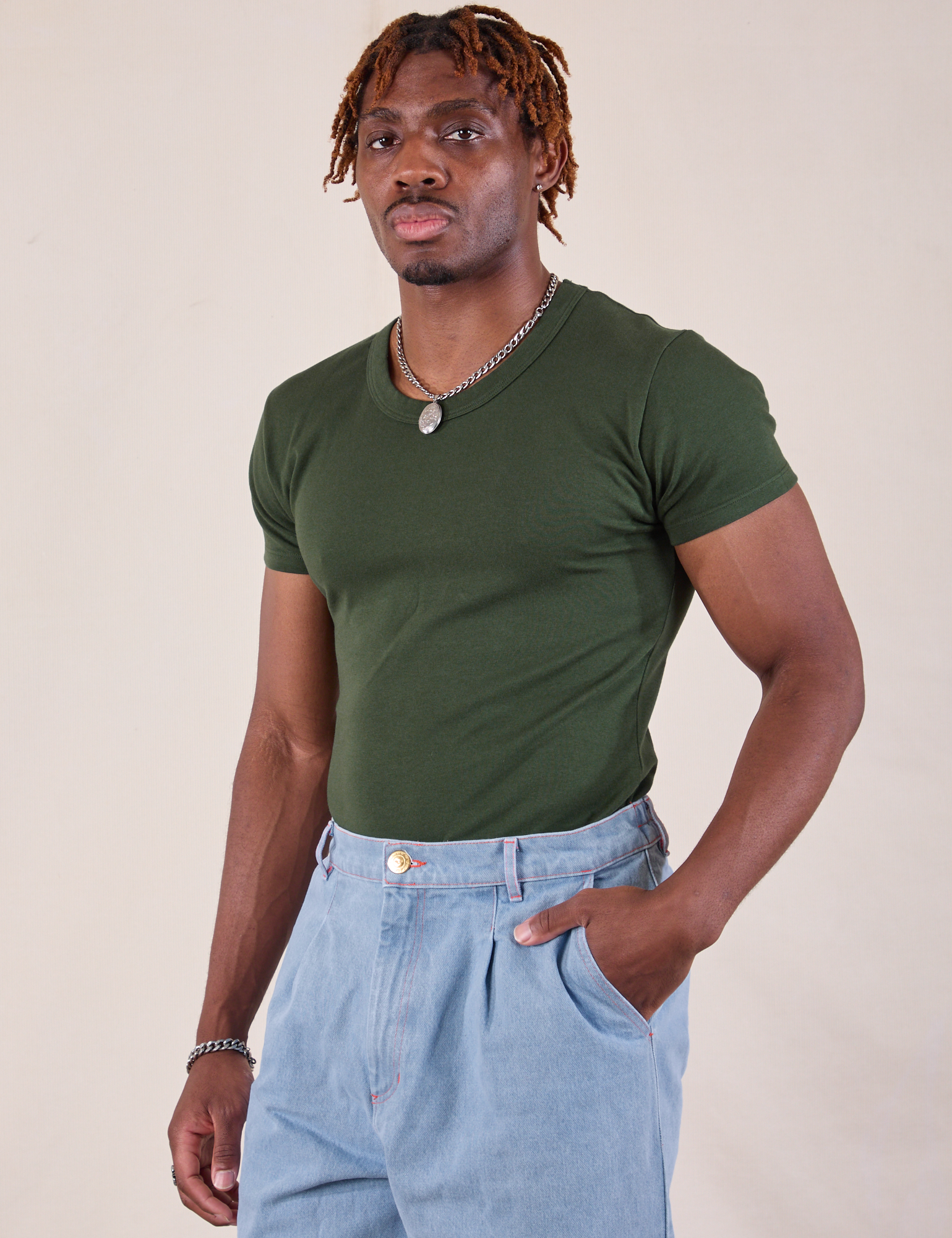 Baby Tee - Swamp Green – BIG BUD PRESS