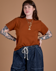 Burly Tee - Burnt Terracotta