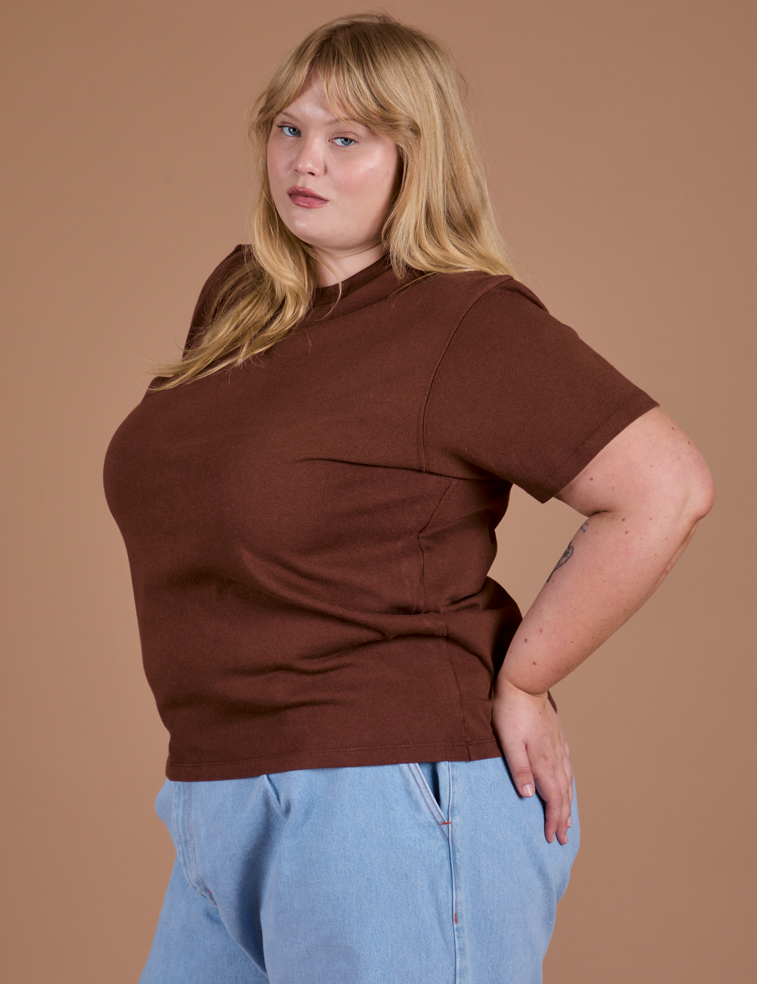 Burly Tee - Fudgesicle Brown