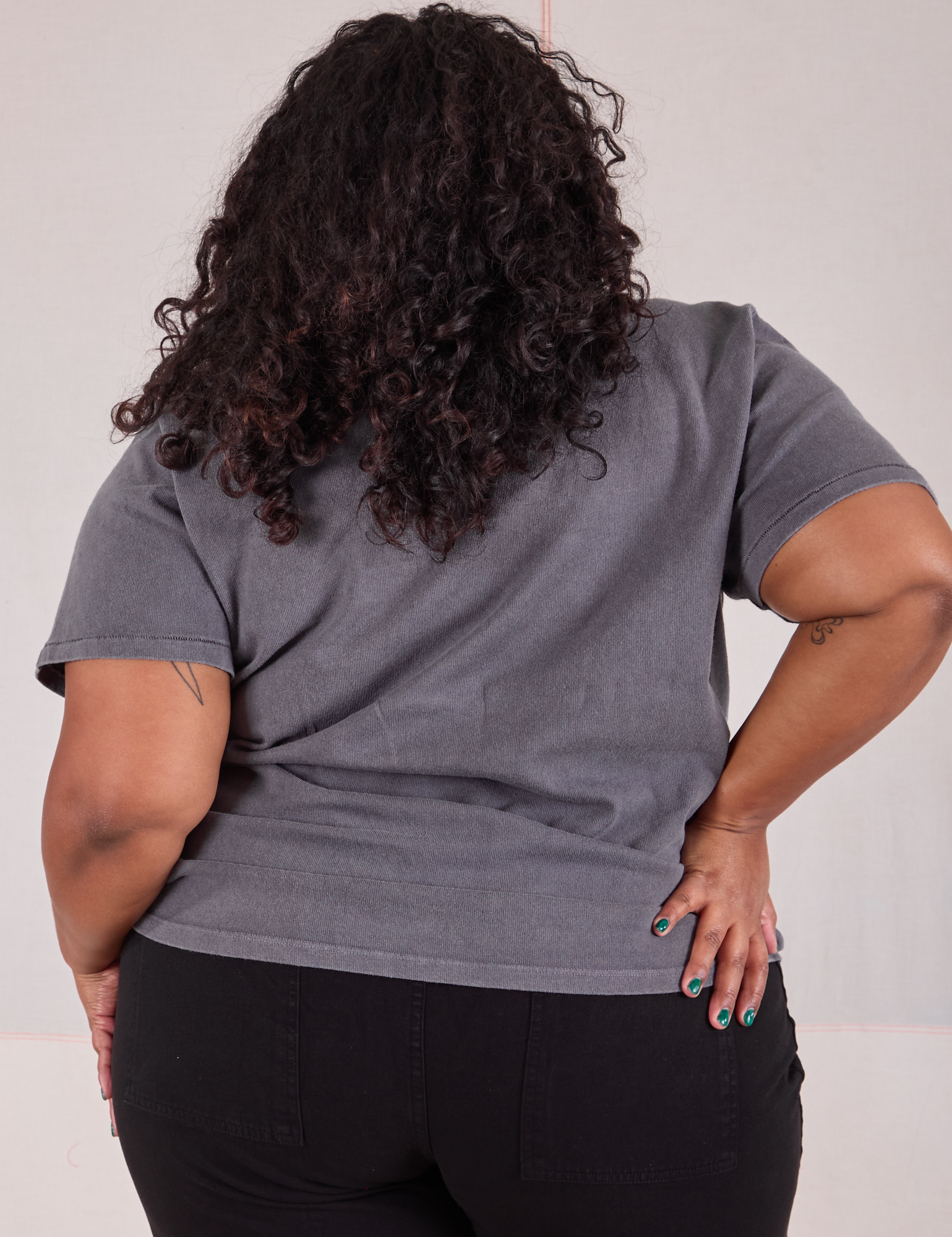 Burly Tee - Washed Grey – BIG BUD PRESS