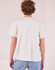 Burly Tee in Vintage Tee Off-White back view on Quinn