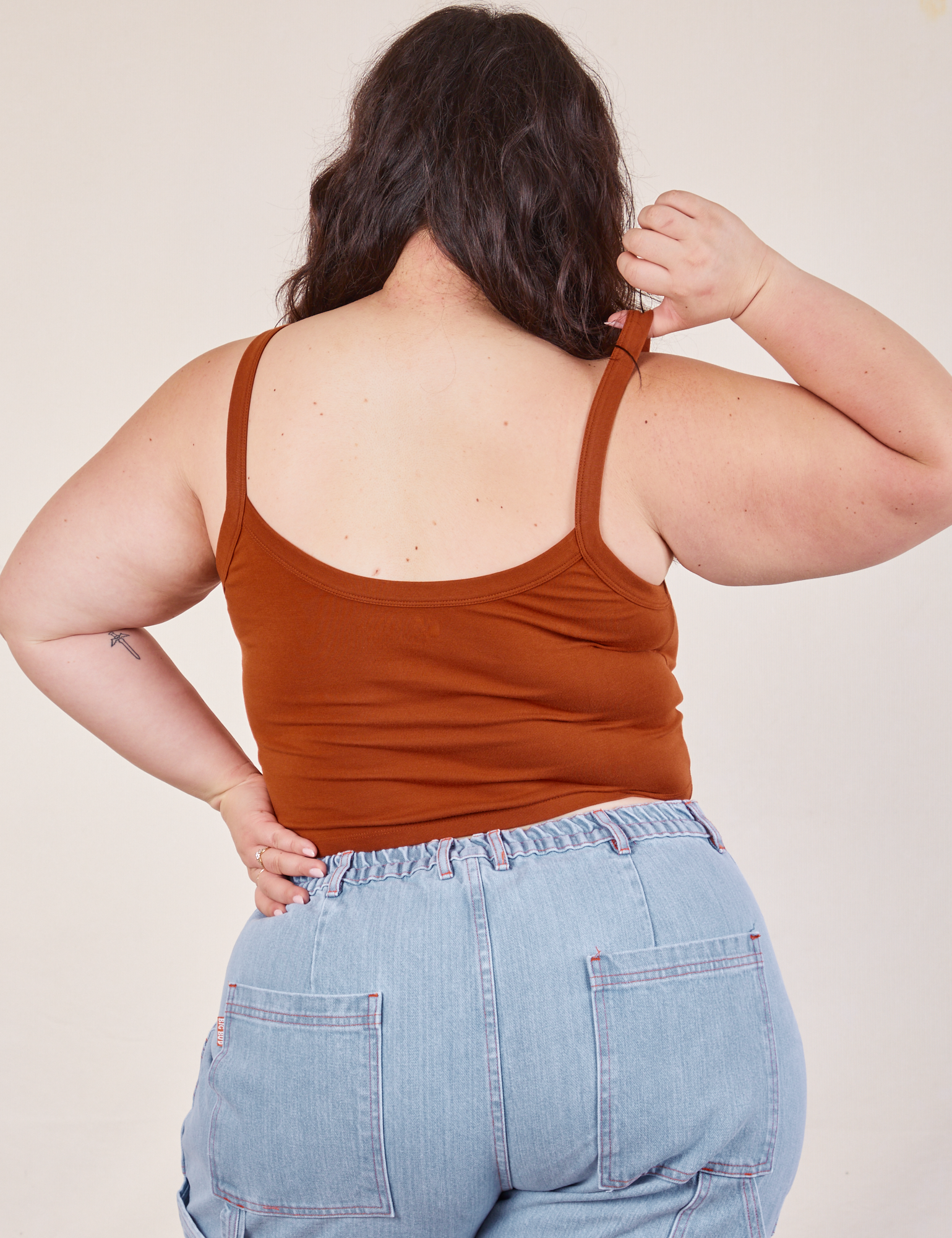 Cropped Cami - Burnt Terracotta *FINAL SALE* – BIG BUD PRESS