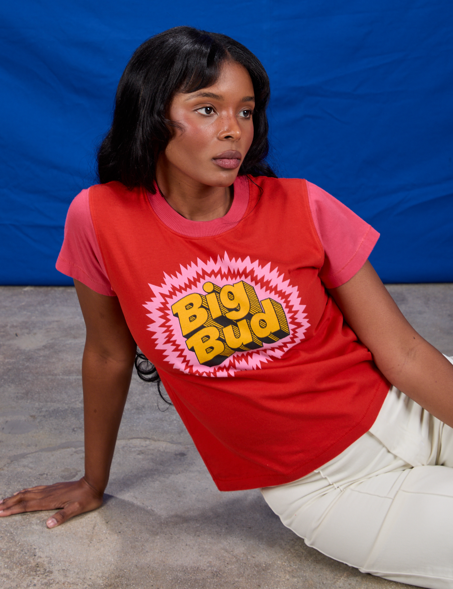 Vintage Tee in Pop Rocks Explosion on Kandia