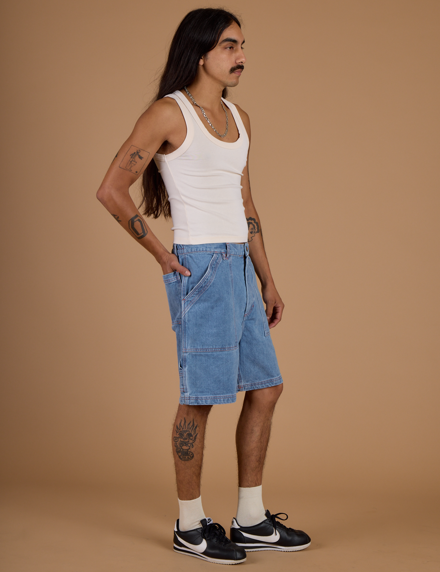 Carpenter Shorts - Medium Wash – BIG BUD PRESS